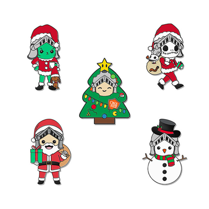 Teerion Snowman Enamel Pin - Adult & Kids T-Shirts, Sweatshirts & Hoodies apparel design preview 1