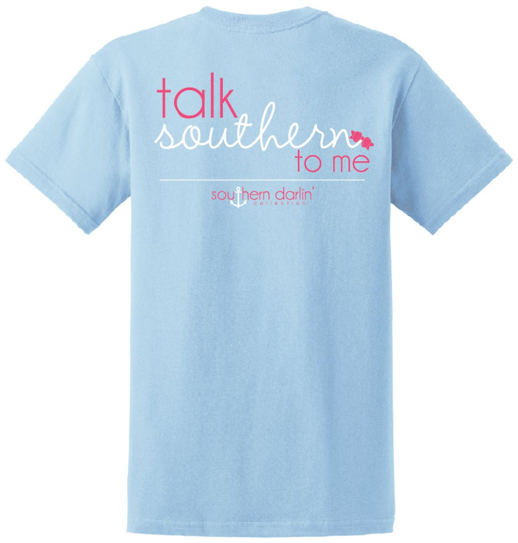 SALE Southern Darlin Talk to Me Bow Funny Country - Adult & Kids T-Shirts, Sweatshirts & Hoodies apparel design preview 1