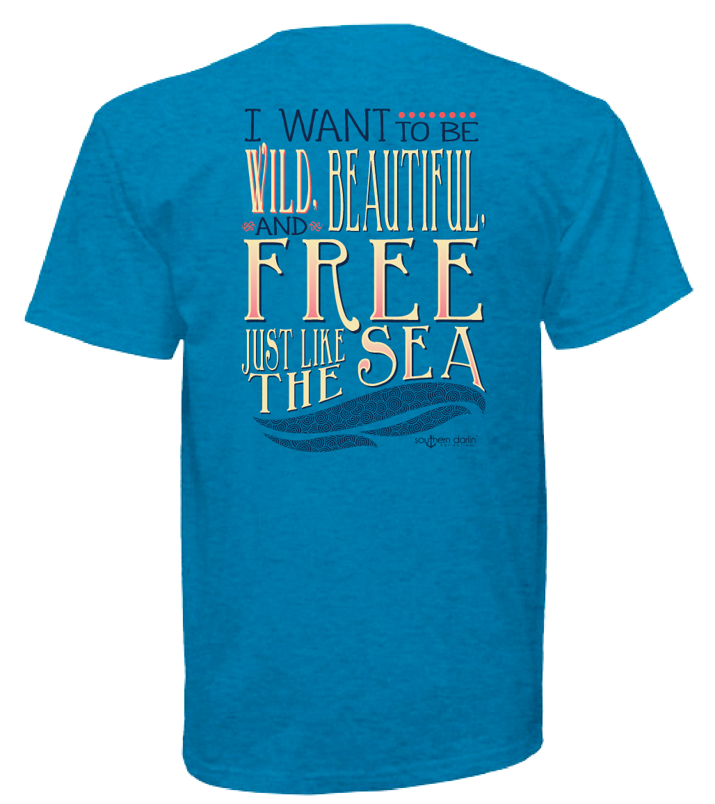 SALE Southern Darlin Wild Beautifull Free Like the - Adult & Kids T-Shirts, Sweatshirts & Hoodies apparel design preview 2