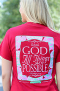 SALE Southern Darlin With God All Things are Possible - Adult & Kids T-Shirts, Sweatshirts & Hoodies apparel design preview 1