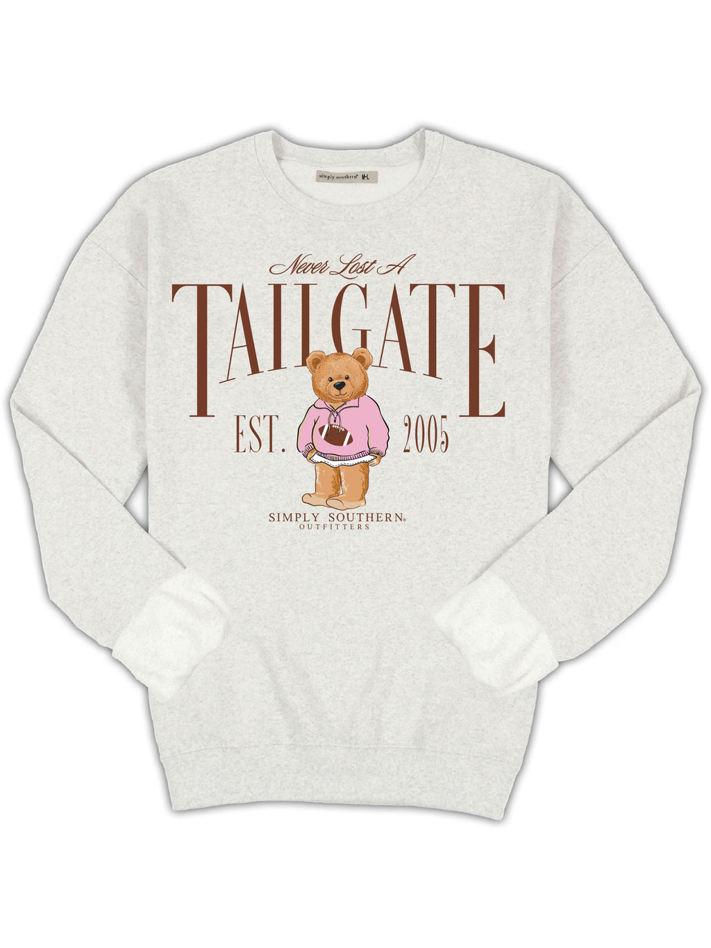 Simply Southern Tailgate Football Crew - Adult & Kids T-Shirts, Sweatshirts & Hoodies apparel design preview 2