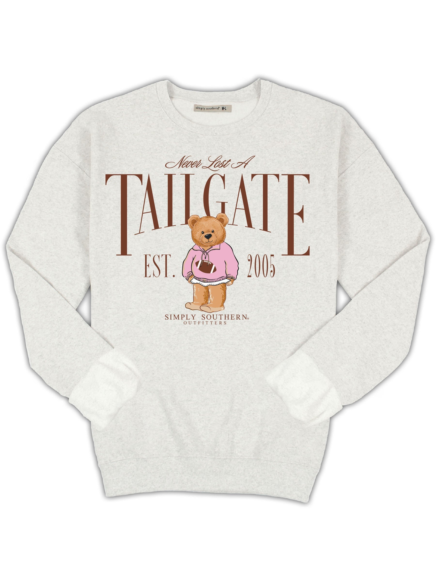 Simply Southern Tailgate Football Crew - Adult & Kids T-Shirts, Sweatshirts & Hoodies apparel design preview 2