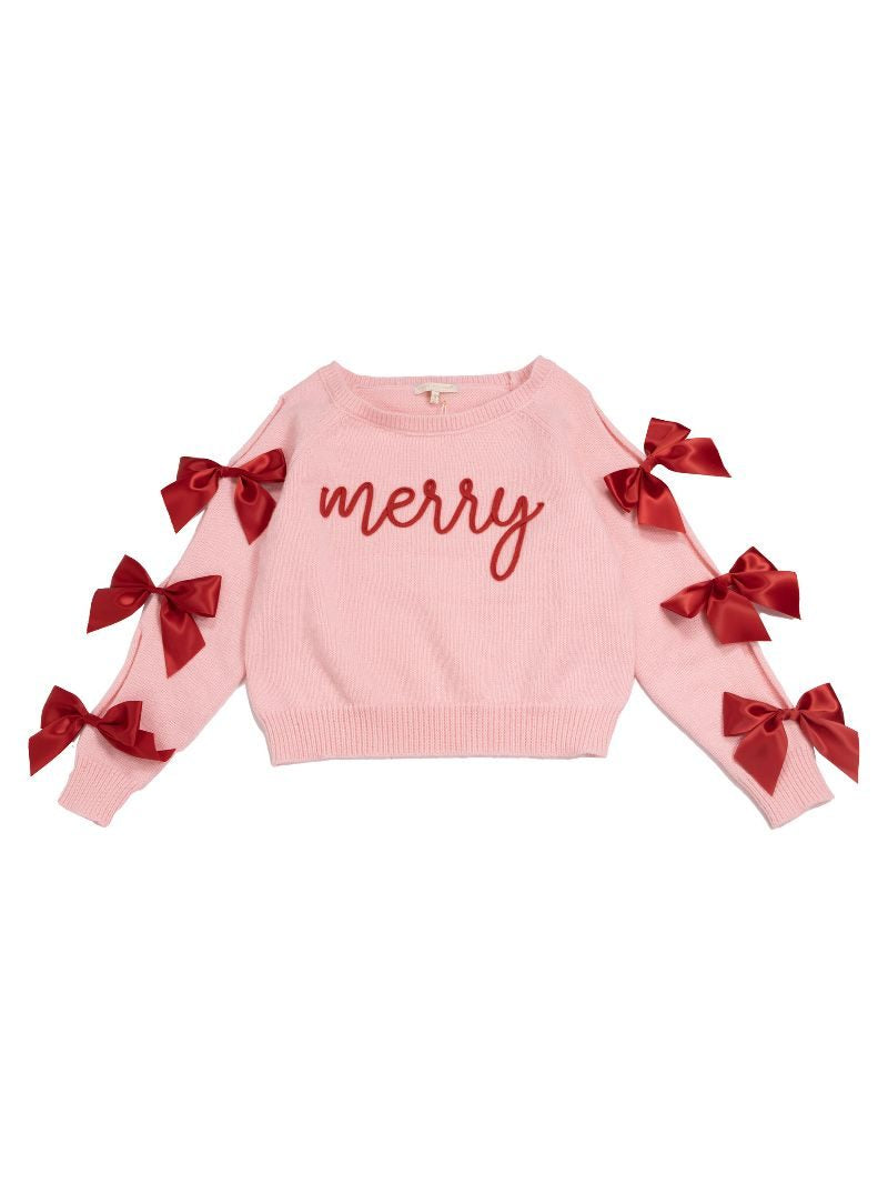 Simply Southern Merry Holiday Eyva Sweater - Adult & Kids T-Shirts, Sweatshirts & Hoodies apparel design preview 2