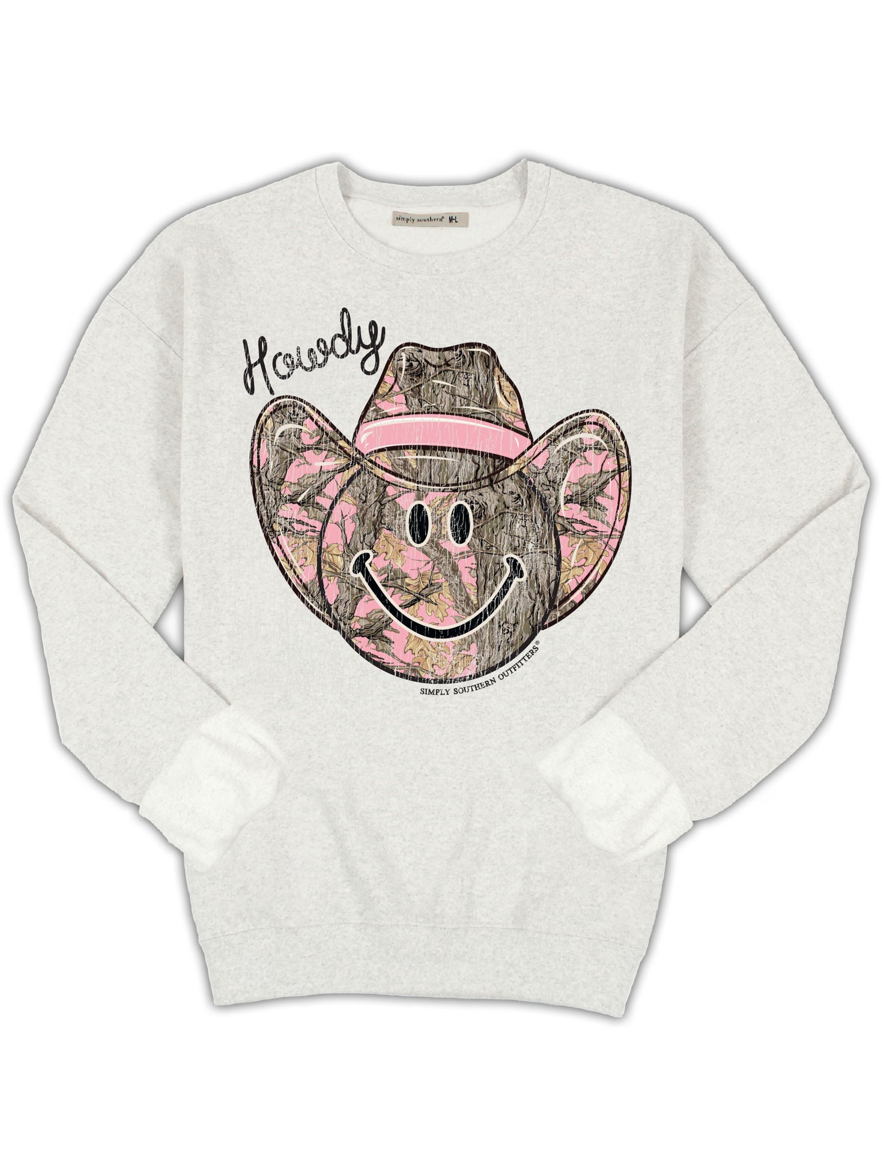 Simply Southern Howdy Camo Crew - Adult & Kids T-Shirts, Sweatshirts & Hoodies apparel design preview 2