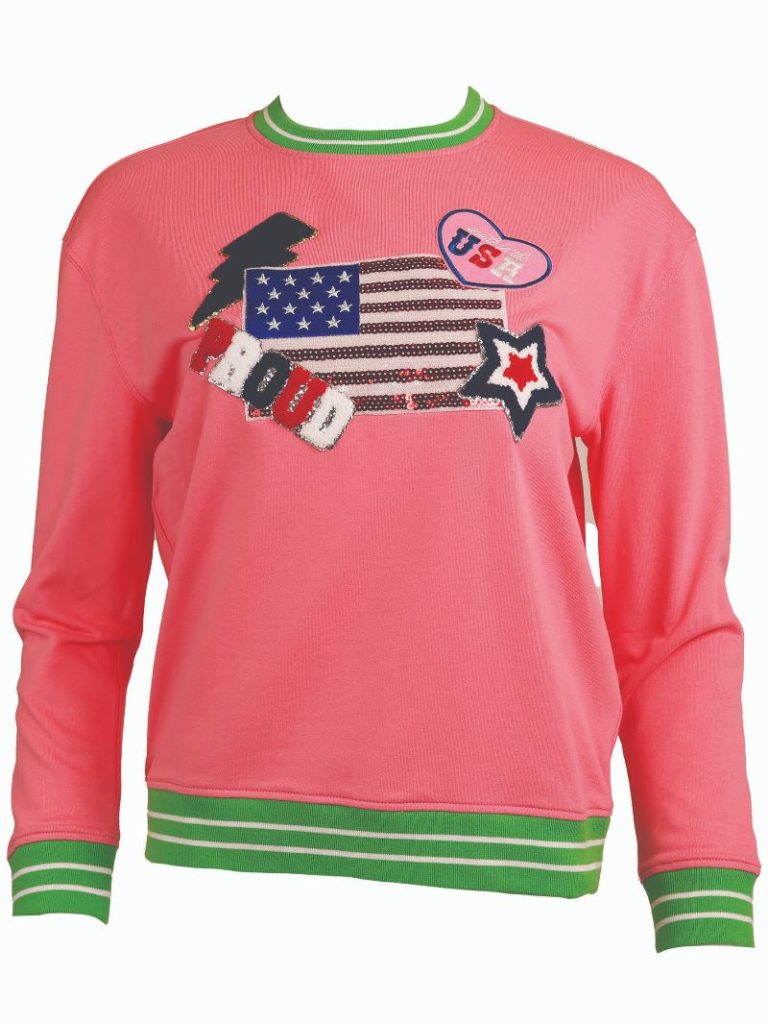 Simply Southern USA Flag Varsity Crew - Adult & Kids T-Shirts, Sweatshirts & Hoodies apparel design preview 1