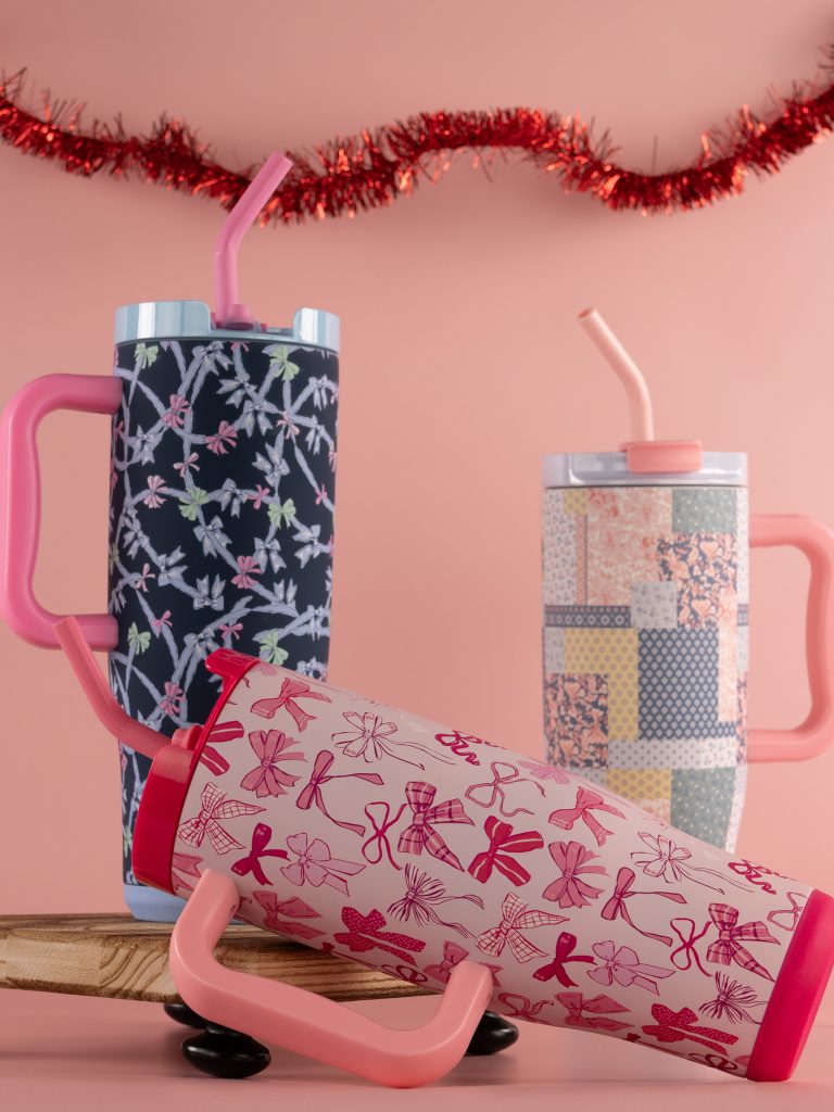 Simply Southern Preppy Patterns Tumbler 40 oz Cup - Adult & Kids T-Shirts, Sweatshirts & Hoodies apparel design preview 1