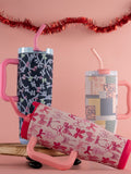 Simply Southern Preppy Patterns Tumbler 40 oz Cup - Adult & Kids T-Shirts, Sweatshirts & Hoodies apparel design preview 1