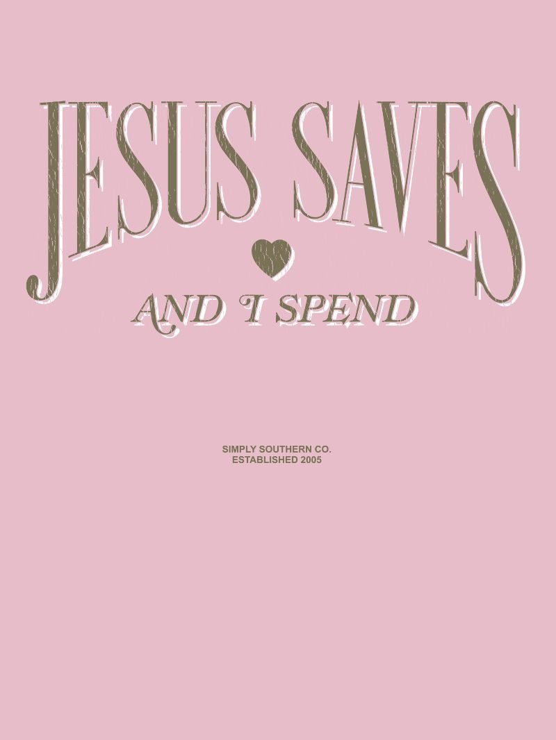 Simply Southern Jesus Saves Crew - Adult & Kids T-Shirts, Sweatshirts & Hoodies apparel design preview 2