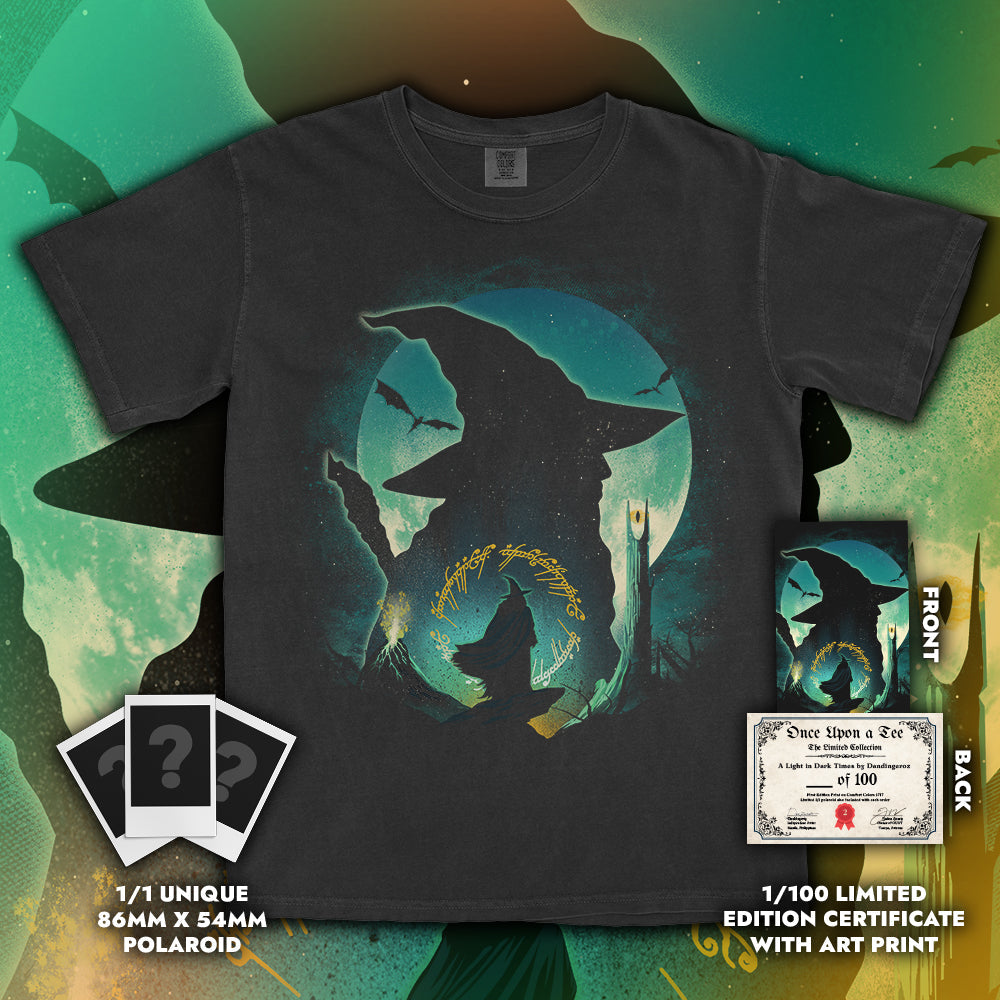 A Light in Dark Times #2 Comfort Colors - Adult & Kids T-Shirts, Sweatshirts & Hoodies apparel design preview 1