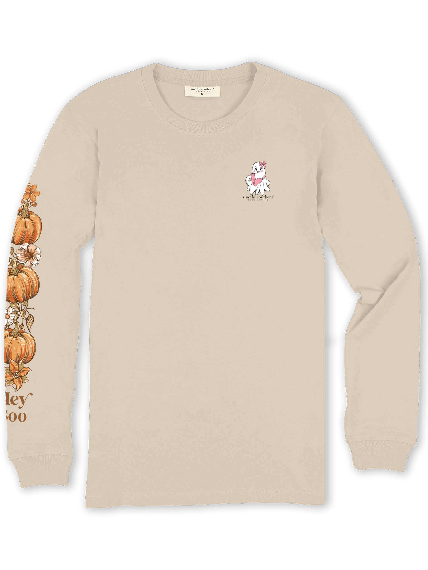 Simply Southern Hey Boo Pumpkin Fall - Adult & Kids T-Shirts, Sweatshirts & Hoodies apparel design preview 2