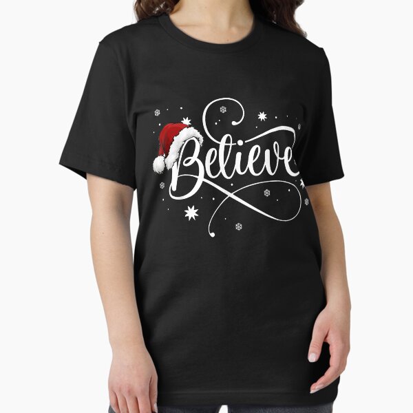 Christmas Believe Santa Claus Kids, Men, Women - Adult & Kids T-Shirts, Sweatshirts & Hoodies apparel design preview 1