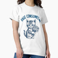 Rage Consumes Me Funny Vintage Kitten - Adult & Kids T-Shirts, Sweatshirts & Hoodies apparel design preview 1