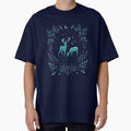 Deers in the Moonlight Frosted Mint - Adult & Kids T-Shirts, Sweatshirts & Hoodies apparel design preview 1