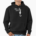 White Cat Holding on with Claws Hang in There! - Adult & Kids T-Shirts, Sweatshirts & Hoodies apparel design preview 1