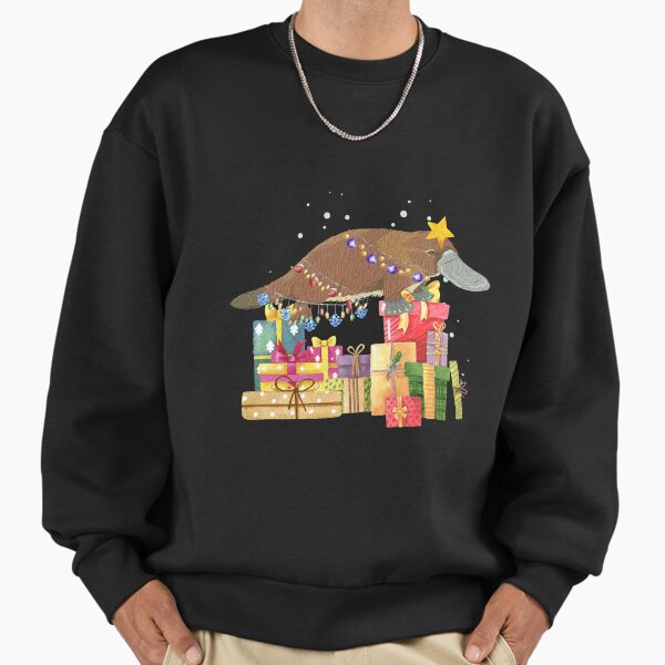 Platypus Marsupial Australia Christmas Winter Ugly - Adult & Kids T-Shirts, Sweatshirts & Hoodies apparel design preview 1