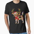 Beagle Dog Gorgeous Reindeer Christmas Lights Tree - Adult & Kids T-Shirts, Sweatshirts & Hoodies apparel design preview 1
