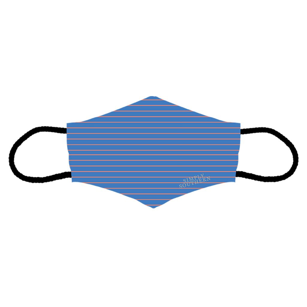 Simply Southern Stripe Cobalt Unisex Protective Mask - Adult & Kids T-Shirts, Sweatshirts & Hoodies apparel design preview 1
