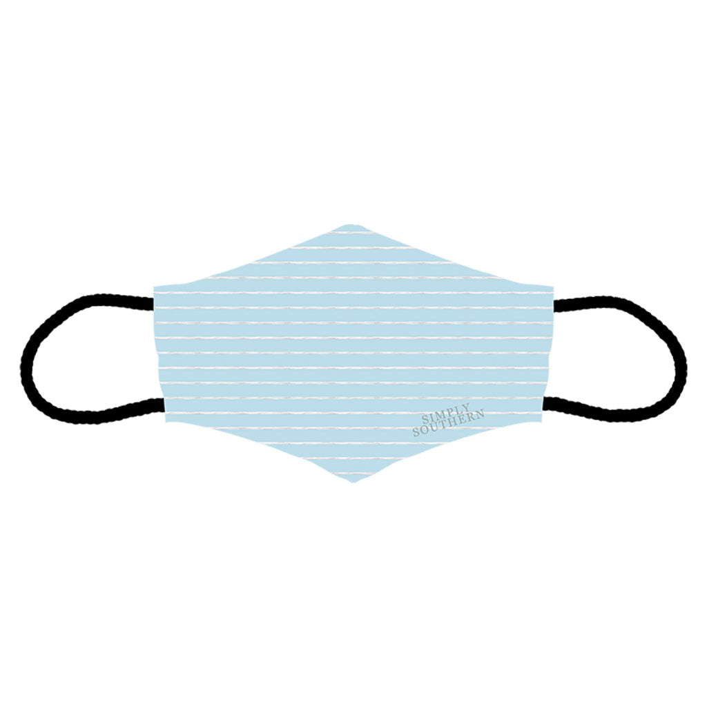 Simply Southern Soft Blue Unisex Protective Mask - Adult & Kids T-Shirts, Sweatshirts & Hoodies apparel design preview 1