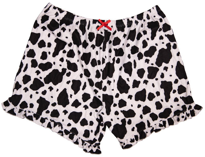 Simply Southern Preppy Cow Ruffle Lounge Shorts - Adult & Kids T-Shirts, Sweatshirts & Hoodies apparel design preview 1