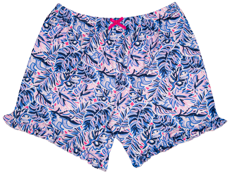 Simply Southern Preppy Leaf Ruffle Lounge Shorts - Adult & Kids T-Shirts, Sweatshirts & Hoodies apparel design preview 1