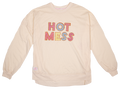 Simply Southern Sparkle Hot Mess Jersey Crew - Adult & Kids T-Shirts, Sweatshirts & Hoodies apparel design preview 1