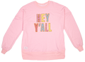 Simply Southern Sparkle Hey Yall Jersey Crew - Adult & Kids T-Shirts, Sweatshirts & Hoodies apparel design preview 1