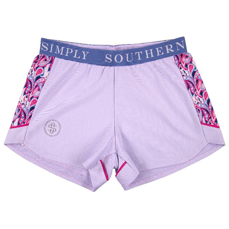 Simply Southern Preppy Purple Cheer Shorts - Adult & Kids T-Shirts, Sweatshirts & Hoodies apparel design preview 1