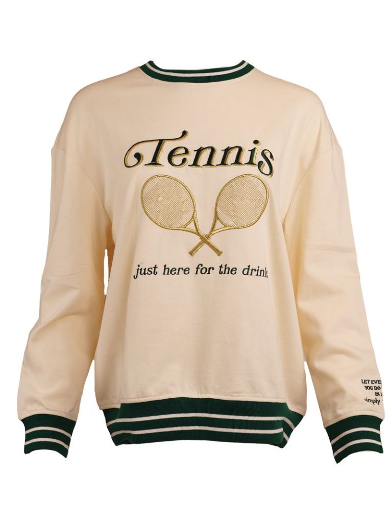 Simply Southern Tennis Varsity Crew - Adult & Kids T-Shirts, Sweatshirts & Hoodies apparel design preview 1