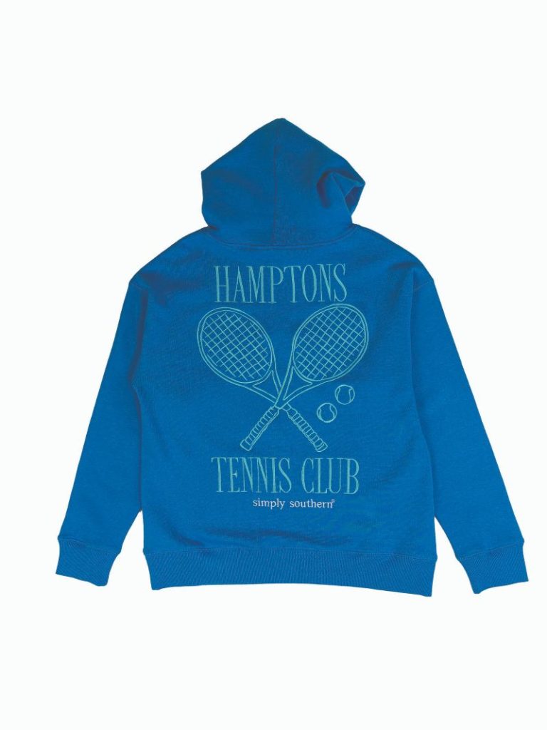 Simply Southern Tennis Embroidered - Adult & Kids T-Shirts, Sweatshirts & Hoodies apparel design preview 1