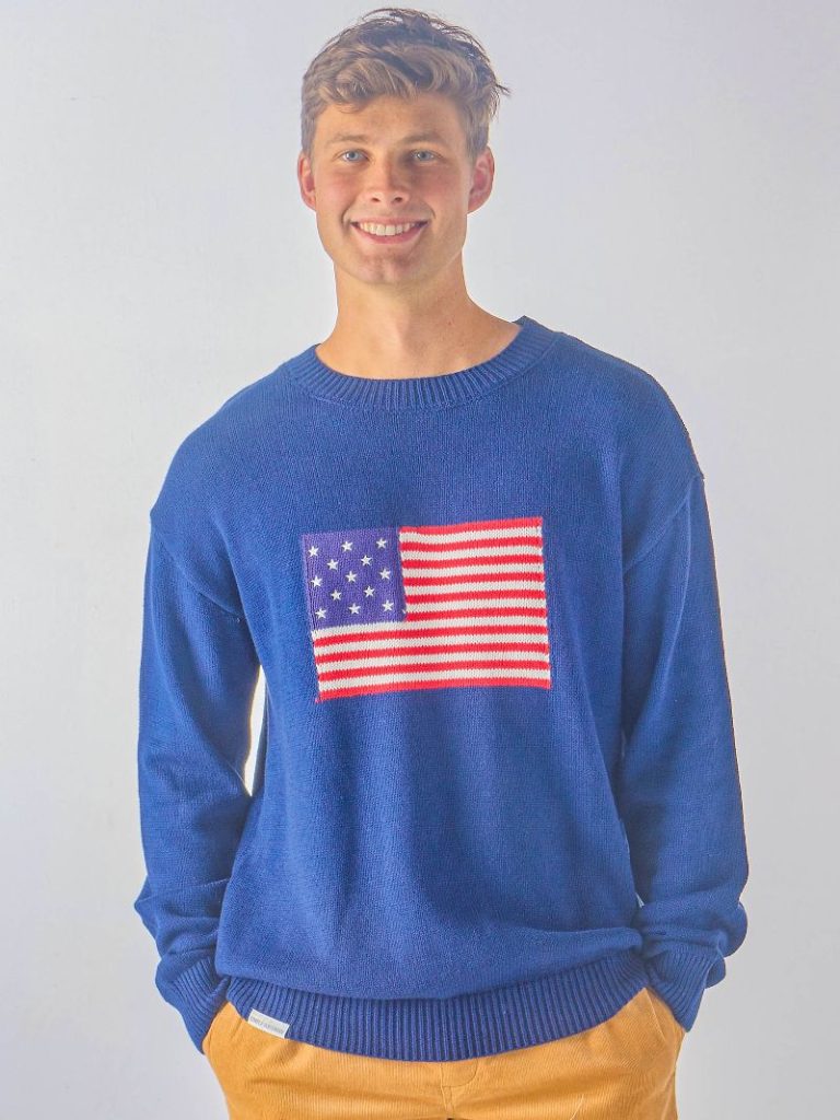 Simply Southern Classic USA Flag Unisex Sweater - Adult & Kids T-Shirts, Sweatshirts & Hoodies apparel design preview 1