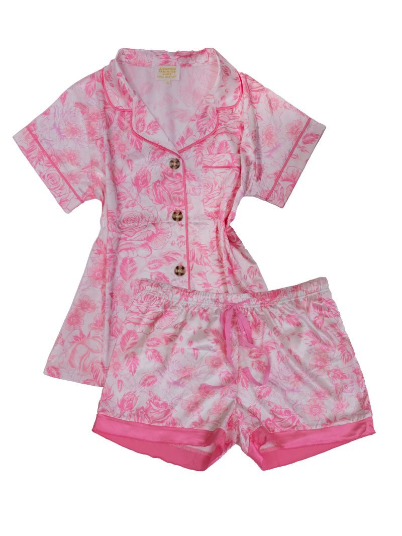 Simply Southern Silk Button PJ Shorts Set - Adult & Kids T-Shirts, Sweatshirts & Hoodies apparel design preview 2