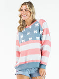 Simply Southern USA Bows Patch Crew - Adult & Kids T-Shirts, Sweatshirts & Hoodies apparel design preview 1