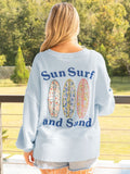 Simply Southern Surf Sand Summer Crew - Adult & Kids T-Shirts, Sweatshirts & Hoodies apparel design preview 1