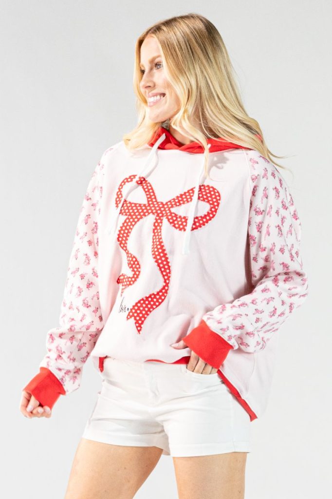 Simply Southern XOXO Love Ribbon - Adult & Kids T-Shirts, Sweatshirts & Hoodies apparel design preview 1