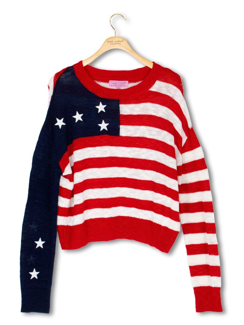 Simply Southern 0126 USA Sweater - Adult & Kids T-Shirts, Sweatshirts & Hoodies apparel design preview 2
