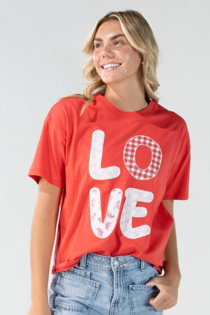 Simply Southern Xoxo Love Patch - Adult & Kids T-Shirts, Sweatshirts & Hoodies apparel design preview 1