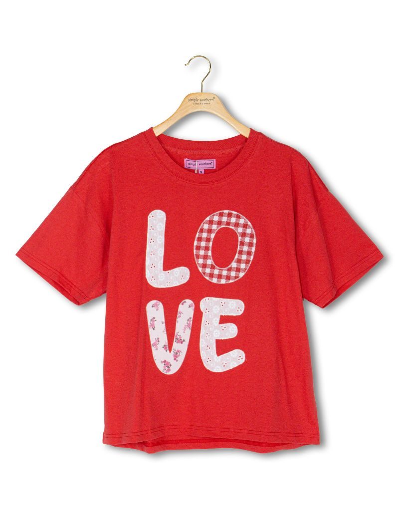 Simply Southern Xoxo Love Patch - Adult & Kids T-Shirts, Sweatshirts & Hoodies apparel design preview 2