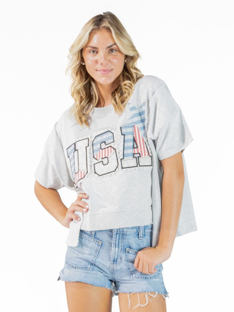 Simply Southern USA Patch Applique - Adult & Kids T-Shirts, Sweatshirts & Hoodies apparel design preview 1