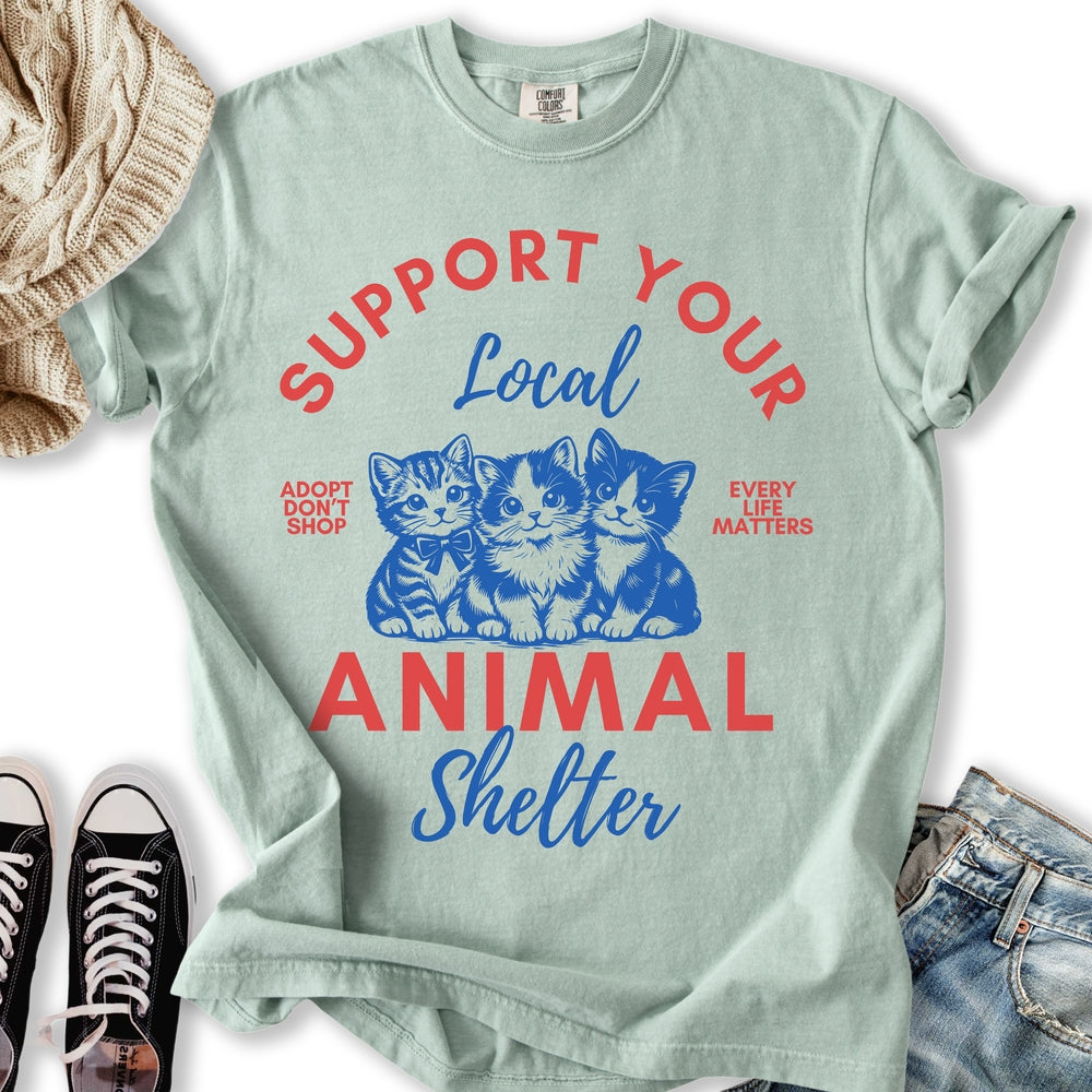 Animal Shelter Support - Adult & Kids T-Shirts, Sweatshirts & Hoodies apparel design preview 2