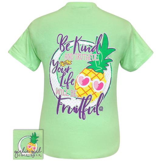 Girlie Girl Originals Preppy Be Kind Pineapple - Adult & Kids T-Shirts, Sweatshirts & Hoodies apparel design preview 1