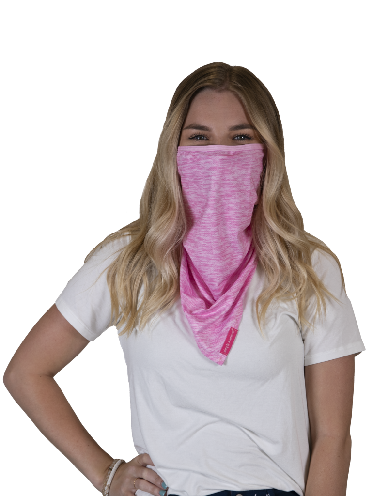 Simply Southern Preppy Pink Protective Mask Cover - Adult & Kids T-Shirts, Sweatshirts & Hoodies apparel design preview 1