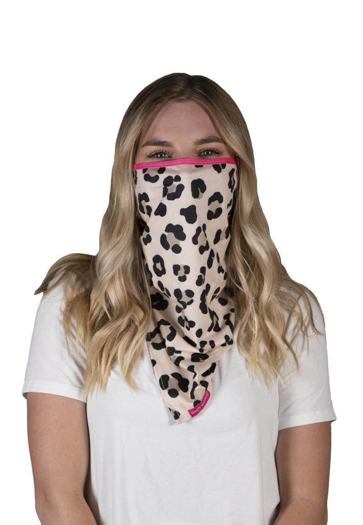 Simply Southern Preppy Leopard Protective Mask Cover - Adult & Kids T-Shirts, Sweatshirts & Hoodies apparel design preview 1