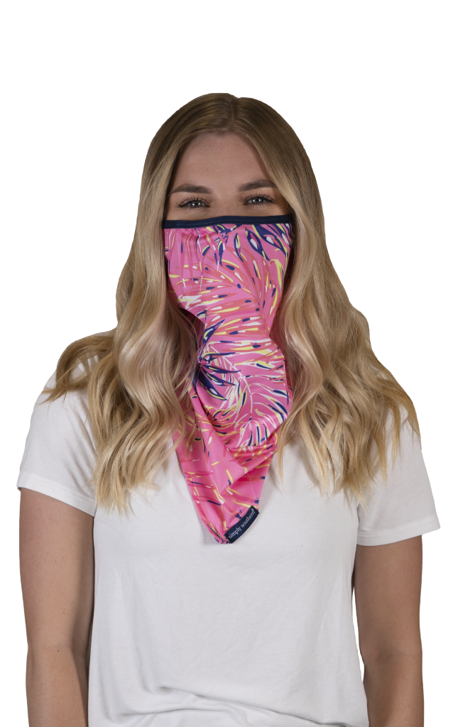 Simply Southern Preppy Palms Protective Mask Cover - Adult & Kids T-Shirts, Sweatshirts & Hoodies apparel design preview 1