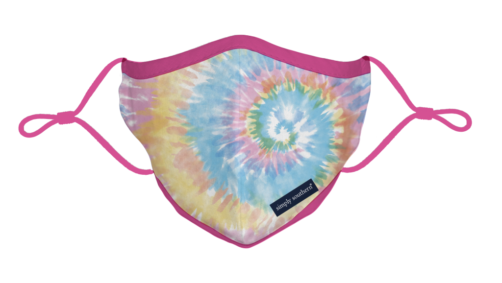Simply Southern Preppy Tie Dye Protective Mask - Adult & Kids T-Shirts, Sweatshirts & Hoodies apparel design preview 1