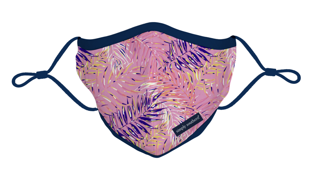 Simply Southern Preppy Palms Protective Mask - Adult & Kids T-Shirts, Sweatshirts & Hoodies apparel design preview 1