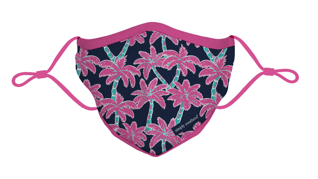 Simply Southern Preppy Palm Tree Protective Mask - Adult & Kids T-Shirts, Sweatshirts & Hoodies apparel design preview 1