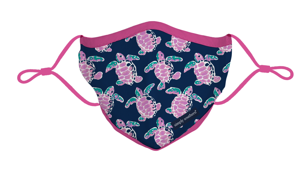 Simply Southern Preppy Turtle Shell Protective Mask - Adult & Kids T-Shirts, Sweatshirts & Hoodies apparel design preview 1