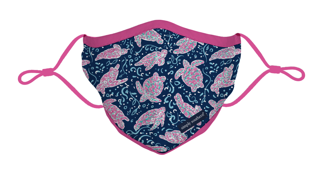 Simply Southern Preppy Turtle Swirl Protective Mask - Adult & Kids T-Shirts, Sweatshirts & Hoodies apparel design preview 1