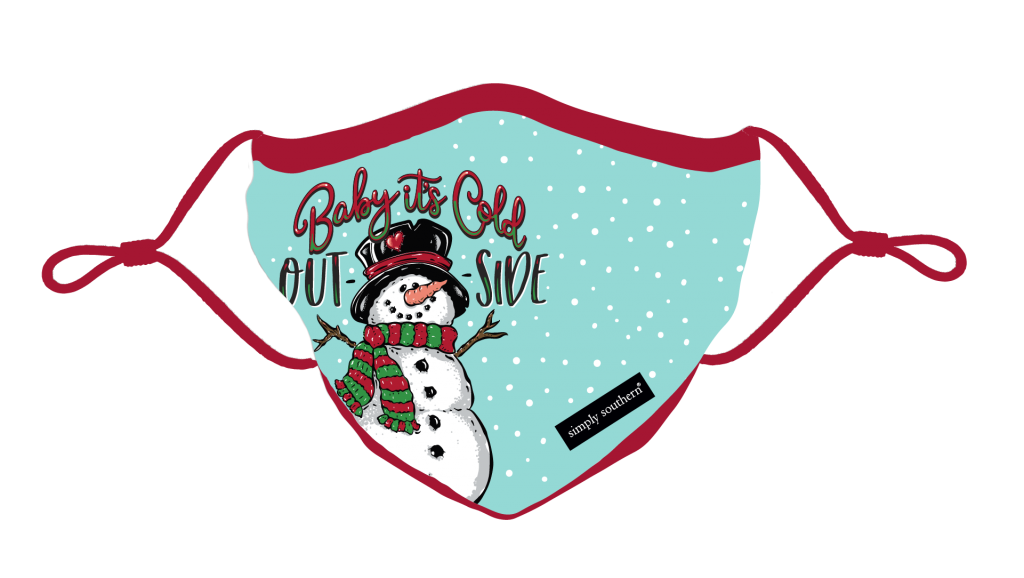 Simply Southern Preppy Cold Outside Holiday - Adult & Kids T-Shirts, Sweatshirts & Hoodies apparel design preview 1