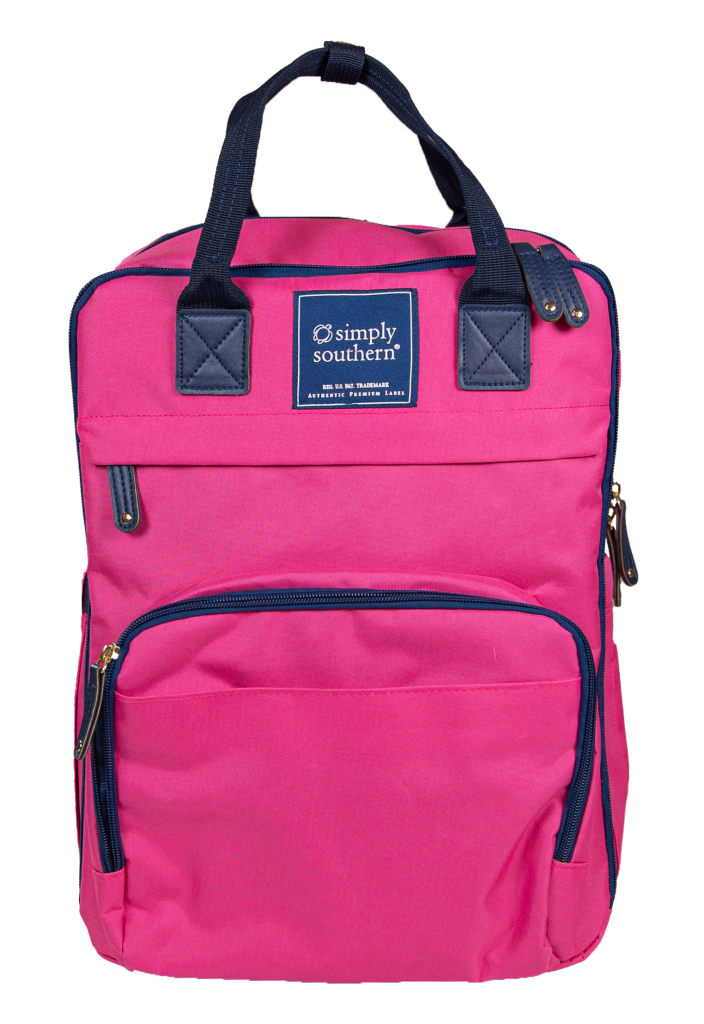 Simply Southern Preppy Classic Pink Backpack Bookbag - Adult & Kids T-Shirts, Sweatshirts & Hoodies apparel design preview 1